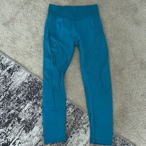 Gymshark Apex Seamless Leggings - Shark Blue/Atlantic Blue